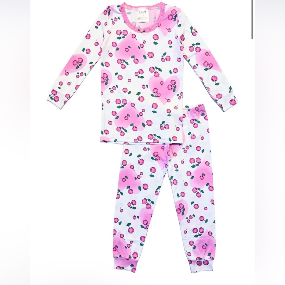 Esme girls Cherry Pajamas size 12